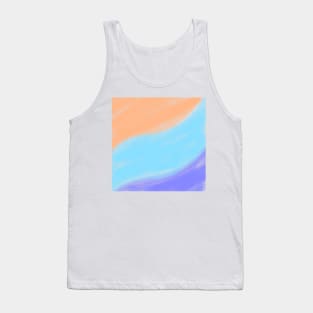 Colorful watercolor abstract texture Tank Top